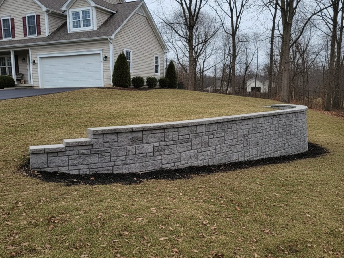 Concrete Steps & Porches completed by Neighborly Concrete Solutions in Blanchester, OH